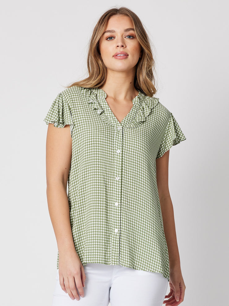 Top - Gingham Check by Threadz