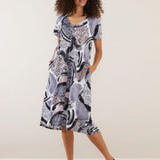 Dress - Meander Print by Yarra Trail