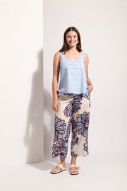 Top - Into the Fray Linen by FOIL