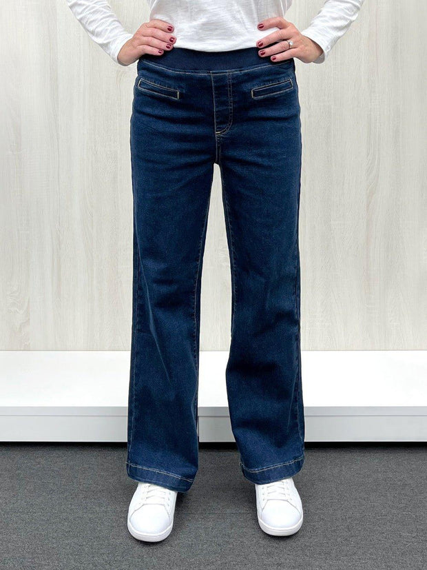 Pant - Maddy Pull on Wide Leg Jean