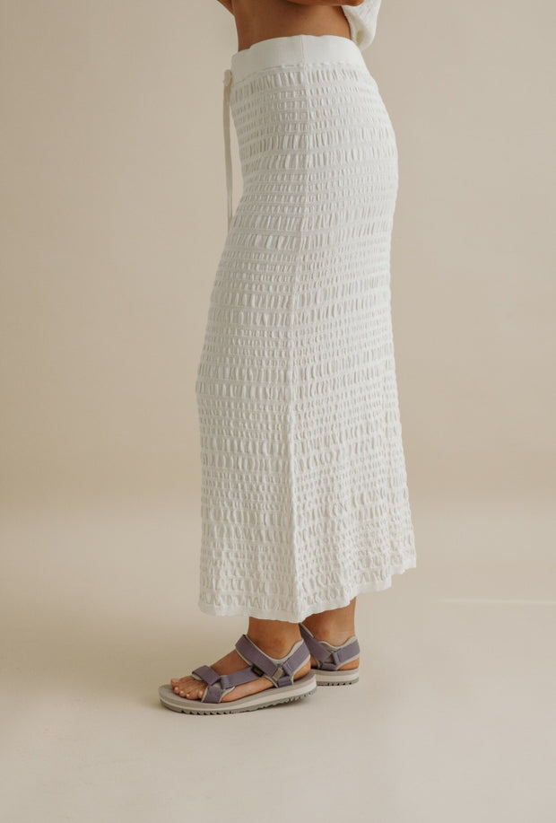 Skirt - Waves Pleat Skirt by Talamaya