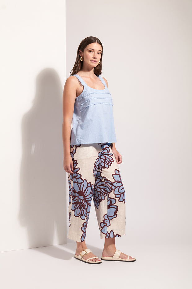 Top - Into the Fray Linen by FOIL