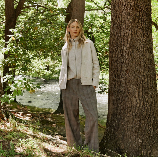 Pant - Alloyed Haze Check by Yarra Trail