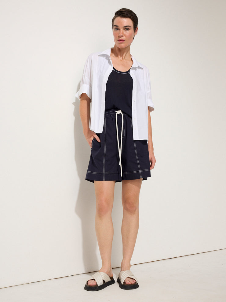 Pant - Comfort Linen Shorts by Marco Polo