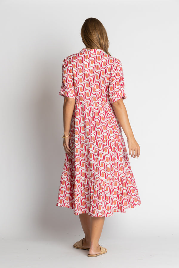 Dress - Nashville Cotton Button Midi