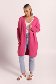 Cardigan - Long Wool Blend by Wear Colour