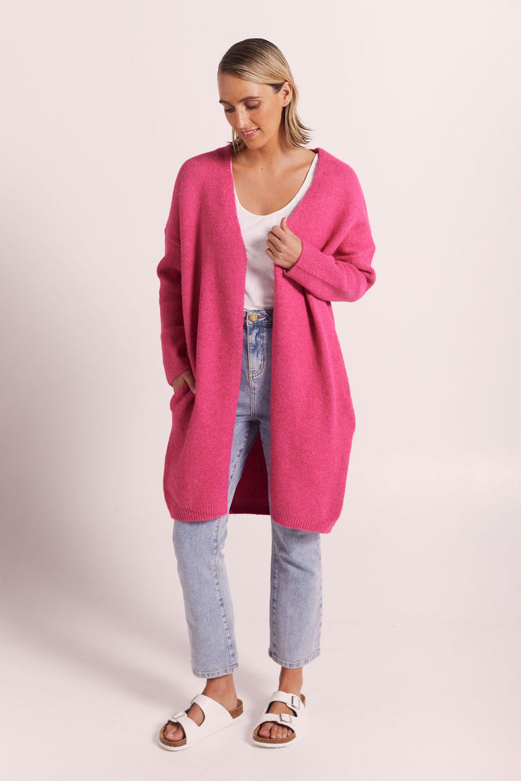 Cardigan - Long Wool Blend by Wear Colour