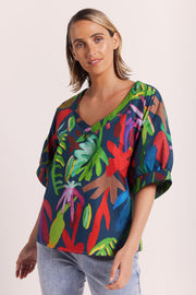 Top - Jungle Boogie Cotton Half SLV