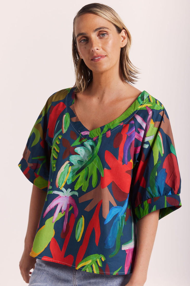 Top - Jungle Boogie Cotton Half SLV