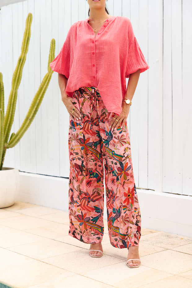 Pant - Scarlet in Spanish Red by COLLECTIVO