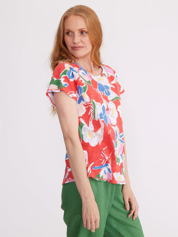 Top - Perennial Print by Yarra Trail