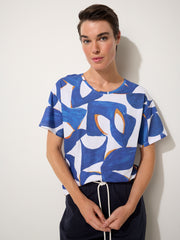 Top - S/S Blue Reflections by Marco Polo