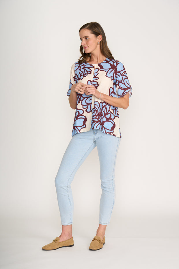 Top - Delightful in Linen by FOIL