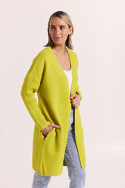 Cardigan - Long Wool Blend by Wear Colour