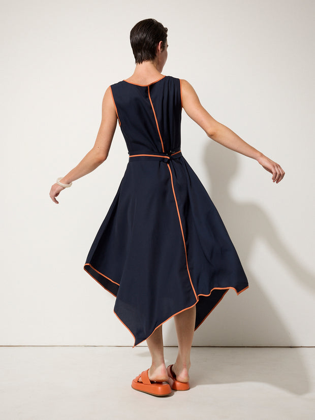 Dress - Waterfall Trim by MARCO POLO