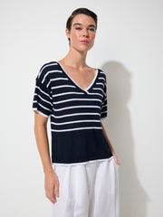 Top - Two Way Travel Stripe by MARCO POLO