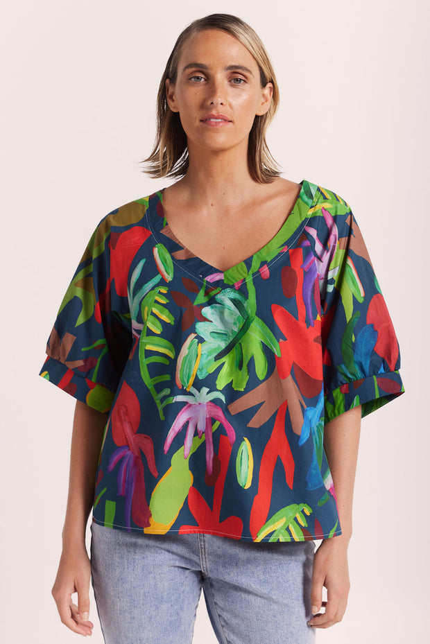 Top - Jungle Boogie Cotton Half SLV