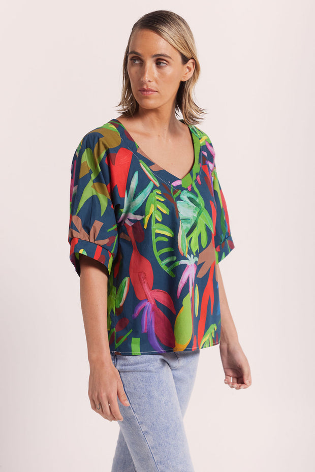 Top - Jungle Boogie Cotton Half SLV