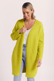 Cardigan - Long Wool Blend by Wear Colour