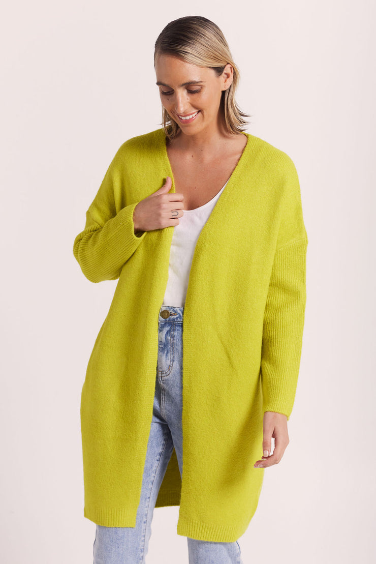 Cardigan - Long Wool Blend by Wear Colour