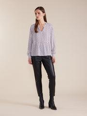 Top - Shirred SLV Petal by Marco Polo