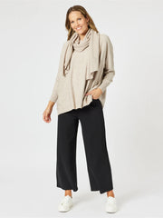 Jumper - Remy Knit Top with Matching Scarf