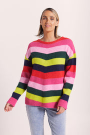 Jumper - Wool Blend Crew Neck Sweater by Wear Colour
