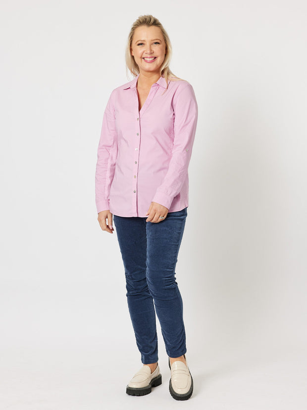 Top -  GS Emma Rib Detail Shirt