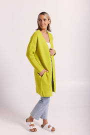 Cardigan - Long Wool Blend by Wear Colour