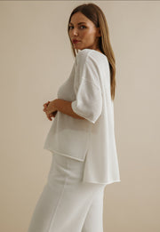 Top - Nautilus Short Sleeve Pullover by Talamaya