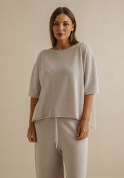 Top - Nautilus Short Sleeve Pullover by Talamaya