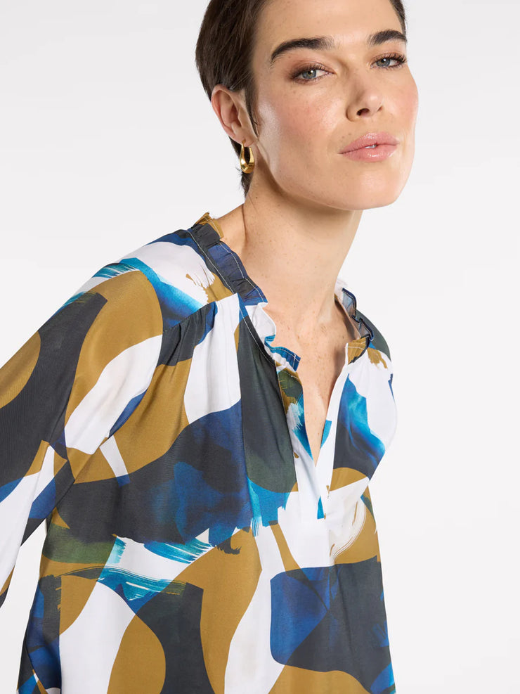 Top - Golden Pools Blouse by Marco Polo