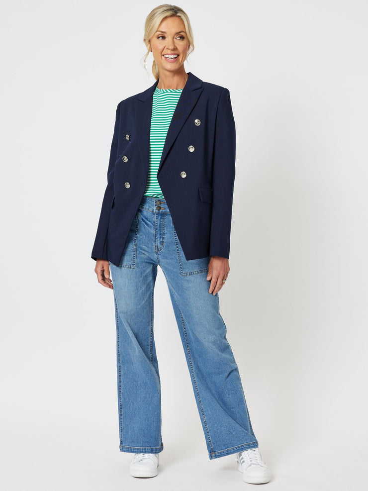 Pants - Hudson High Rise Wide Leg Jean