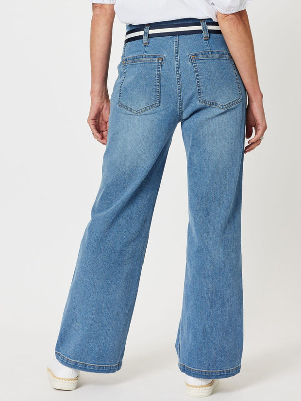Pants - Hudson High Rise Wide Leg Jean