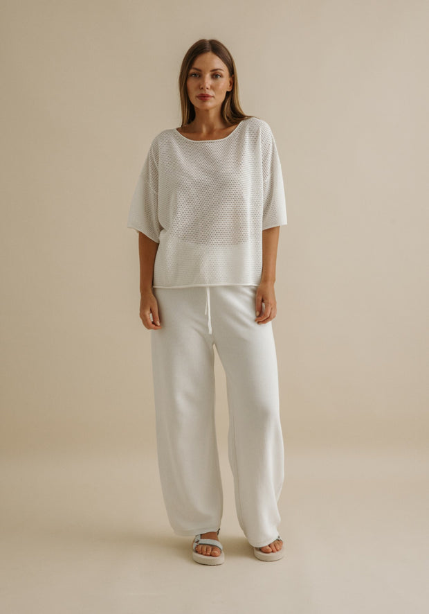 Top - Nautilus Short Sleeve Pullover by Talamaya