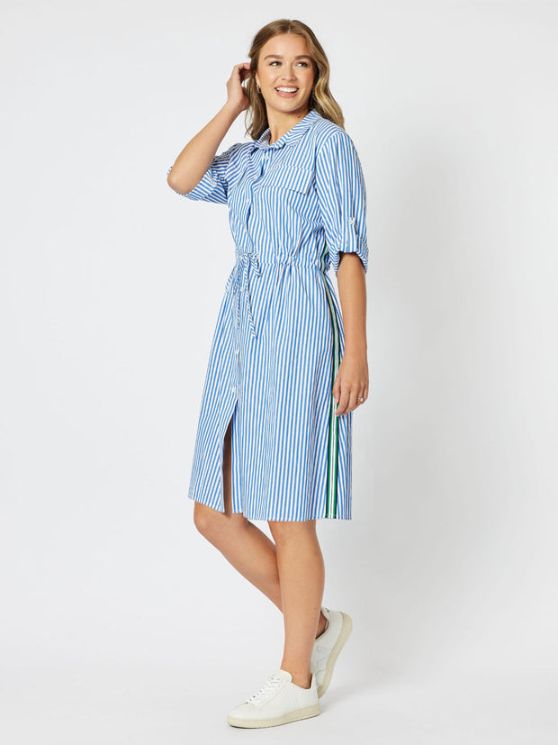 Dress - Shirty Cotton Stripe