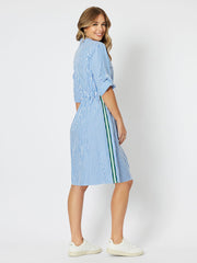 Dress - Shirty Cotton Stripe