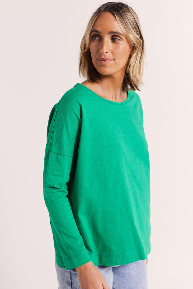 Top - Cotton Slub L/S Tee by Wear Colour