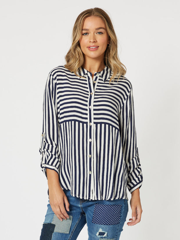 Top - Tina Stripe Shirt