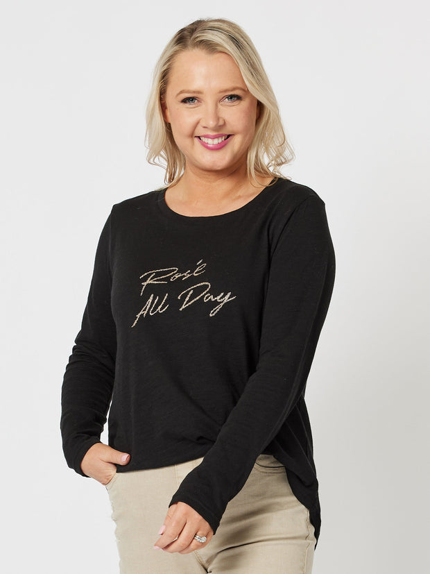 Top - Rose All Day L/S Tee