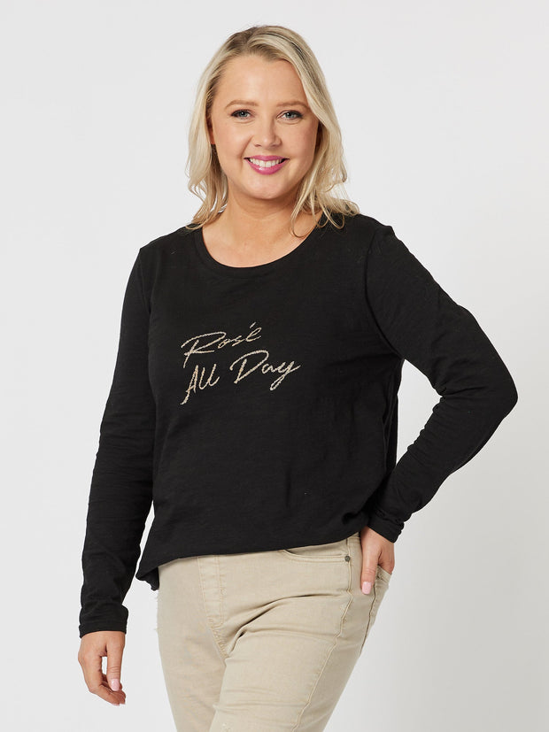 Top - Rose All Day L/S Tee