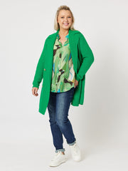 Cardigan - Emerald Knit Coat