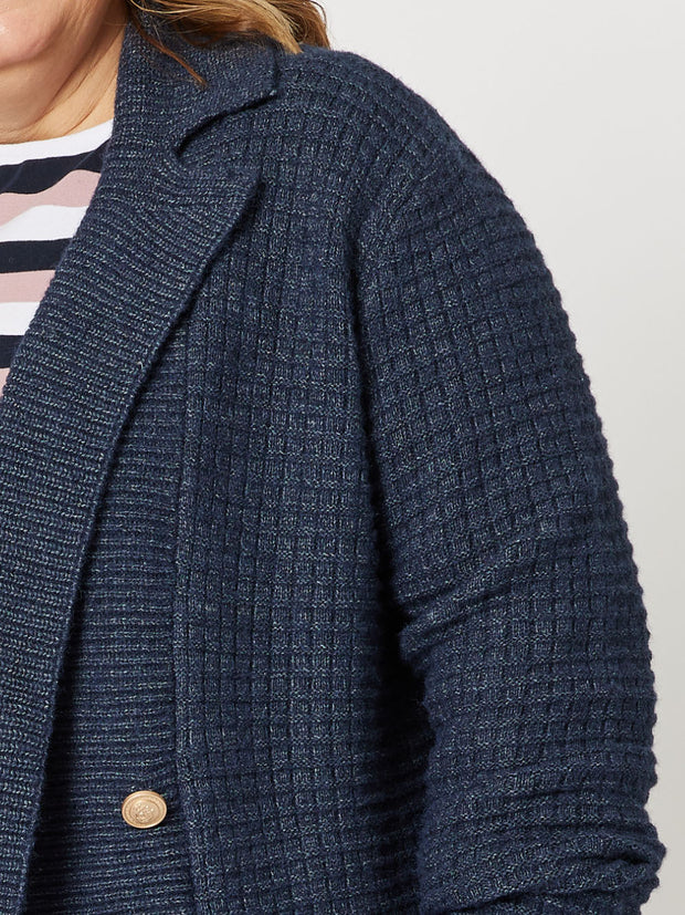 Cardigan - Violet Knit Coat