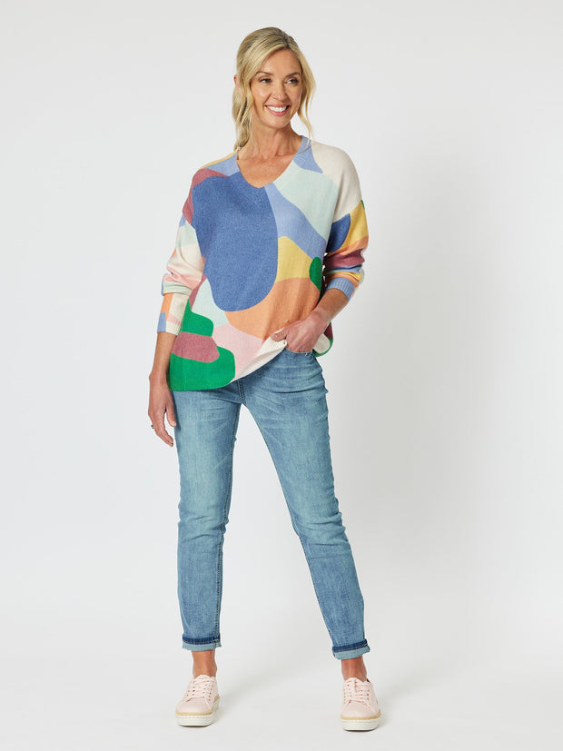 Jumper - Vienna Print Knit