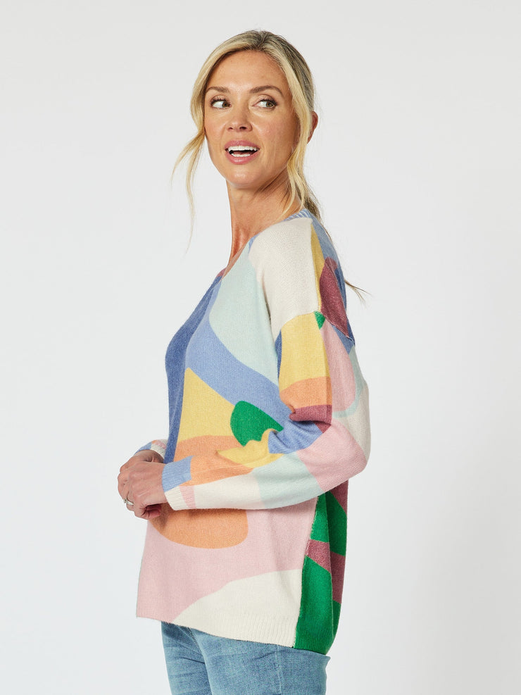 Jumper - Vienna Print Knit