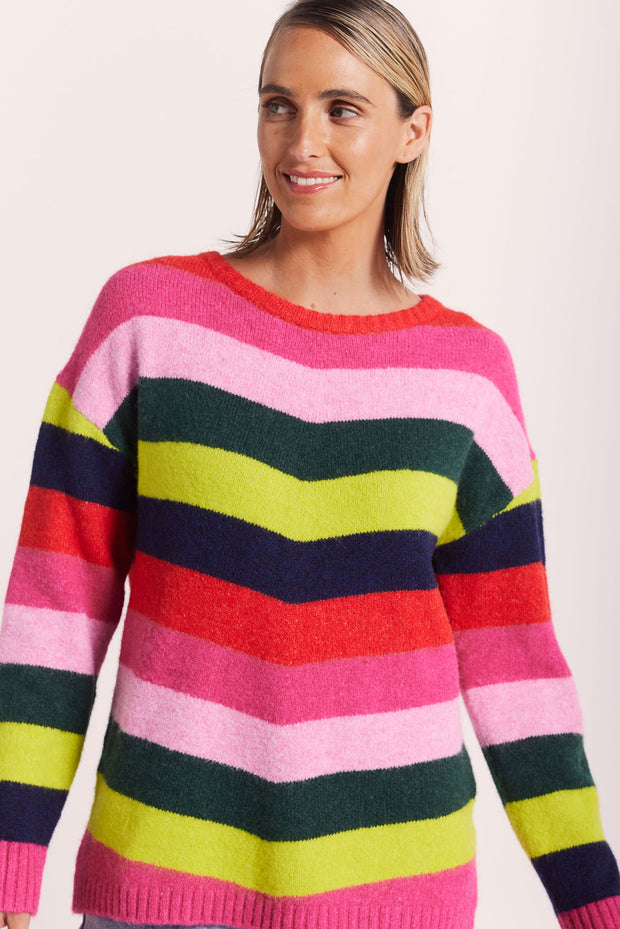 Jumper - Wool Blend Crew Neck Sweater by Wear Colour