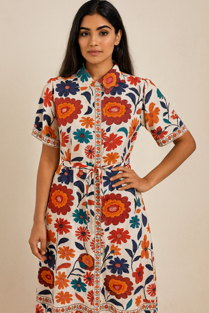 Dress - Rue De Emilie with Collar by Joop & Gypsy