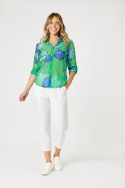 Top - Garden Bloom Shirt by GS