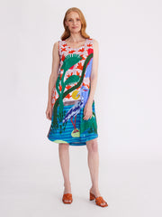 Dress - Crane Print by Yarra Trail