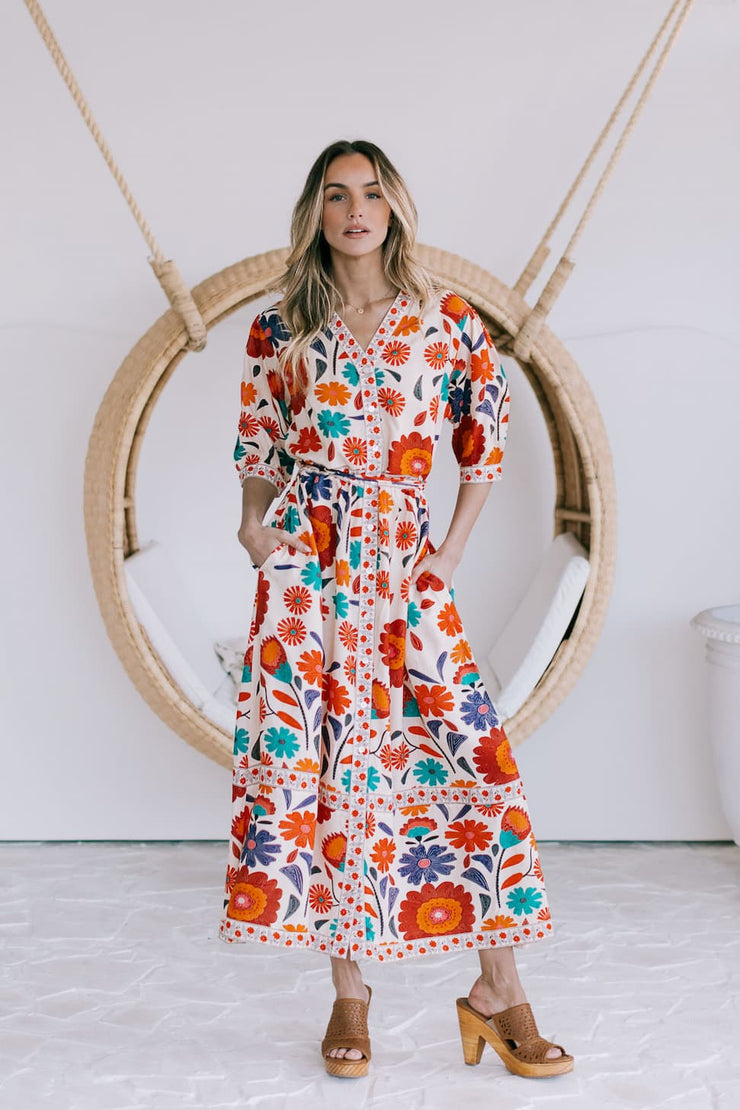 Dress - Rue De Emilie with Short Sleeves by Joop & Gypsy